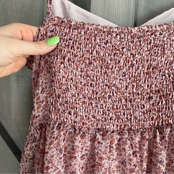 Seersucker Keyhole Tiered Midi Dress in Cottage Garden size 10 NWOT‎ - Picture 14 of 15